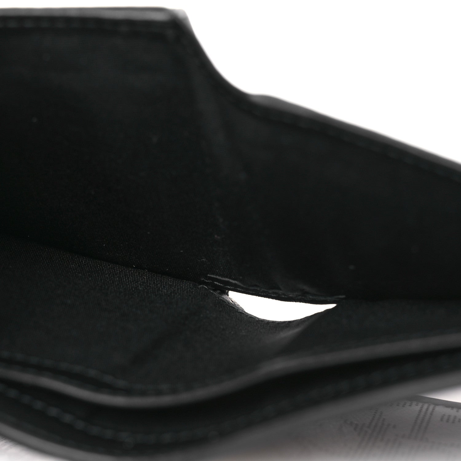 Christian Dior Calfskin Perforated Oblique Bi-Fold Do Galaxy Wallet Black 6 of 11
