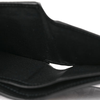 Christian Dior Calfskin Perforated Oblique Bi-Fold Do Galaxy Wallet Black 6 of 11