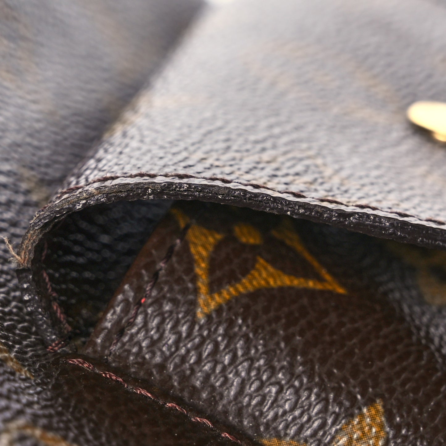 Monogram Partition Clutch