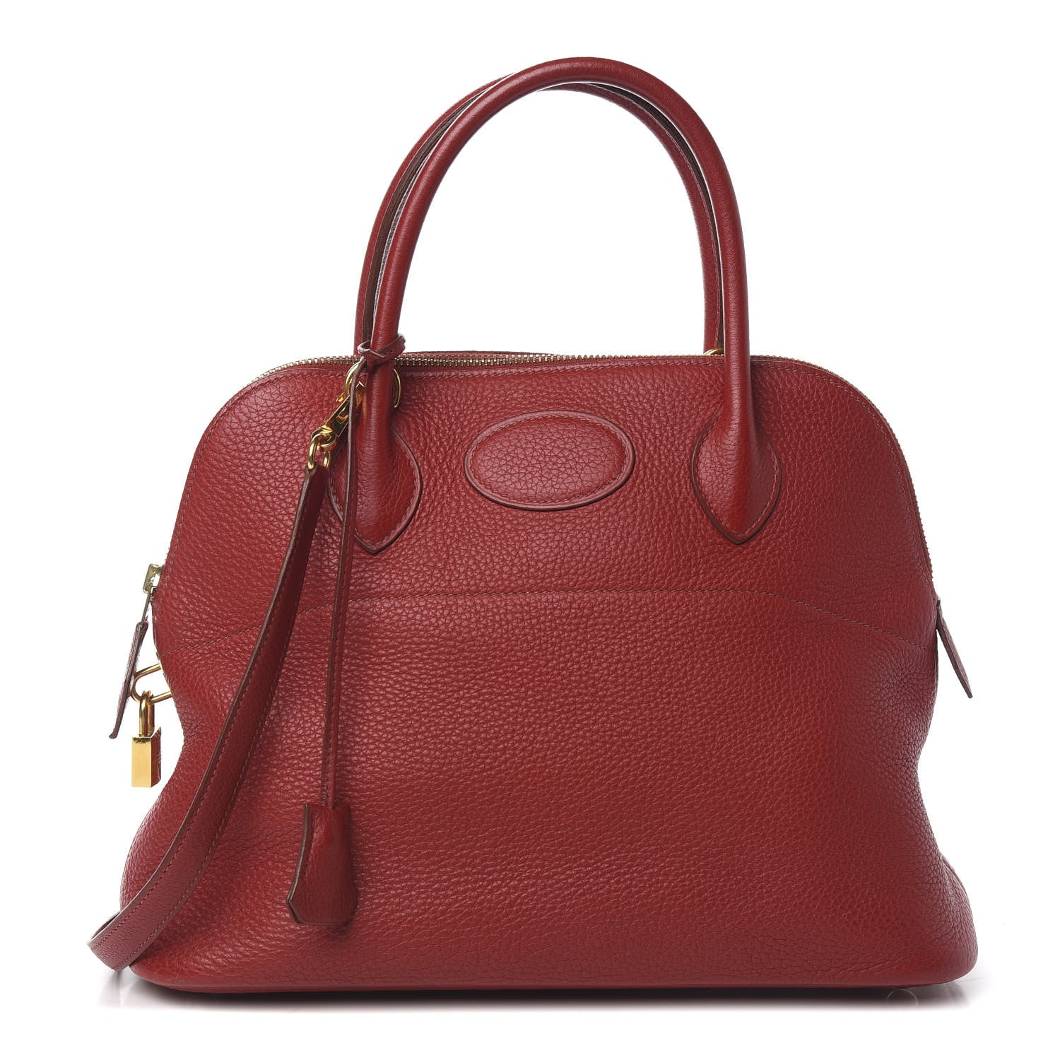 Hermes Taurillon Clemence Bolide 31 Rouge Garance 1 of 16