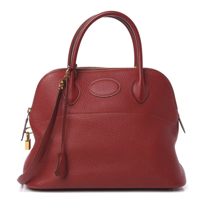 Hermes Taurillon Clemence Bolide 31 Rouge Garance 1 of 16