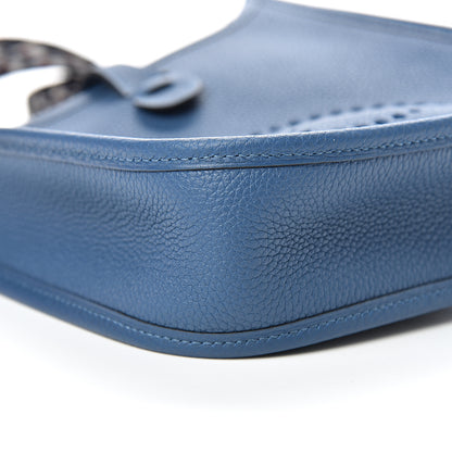 Hermes Taurillon Maurice Zigzag Evelyne TPM Deep Bleu Bleu Zellige Indigo Black 8 of 10