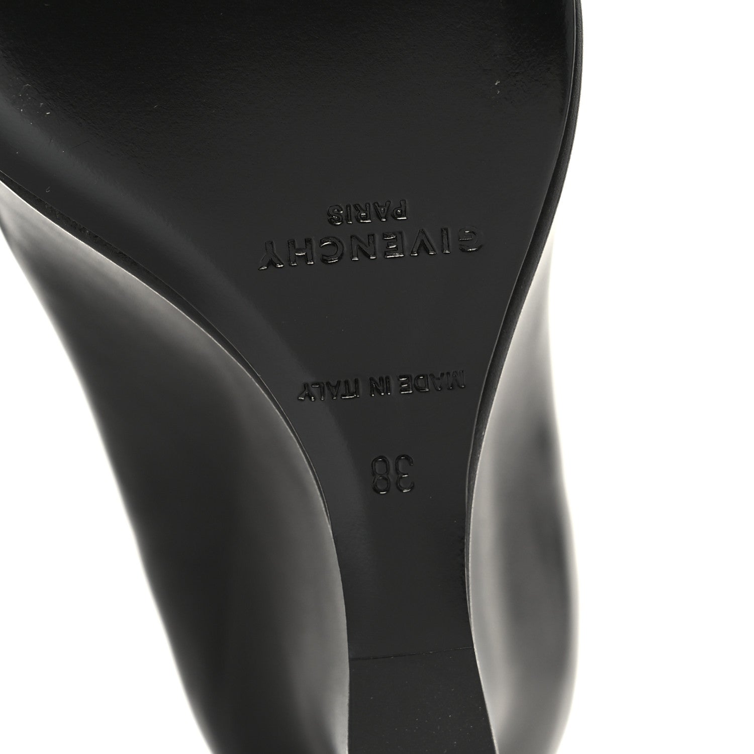 Givenchy Calfskin G Lock 80mm Wedge Low Boots 38 Black 7 of 10