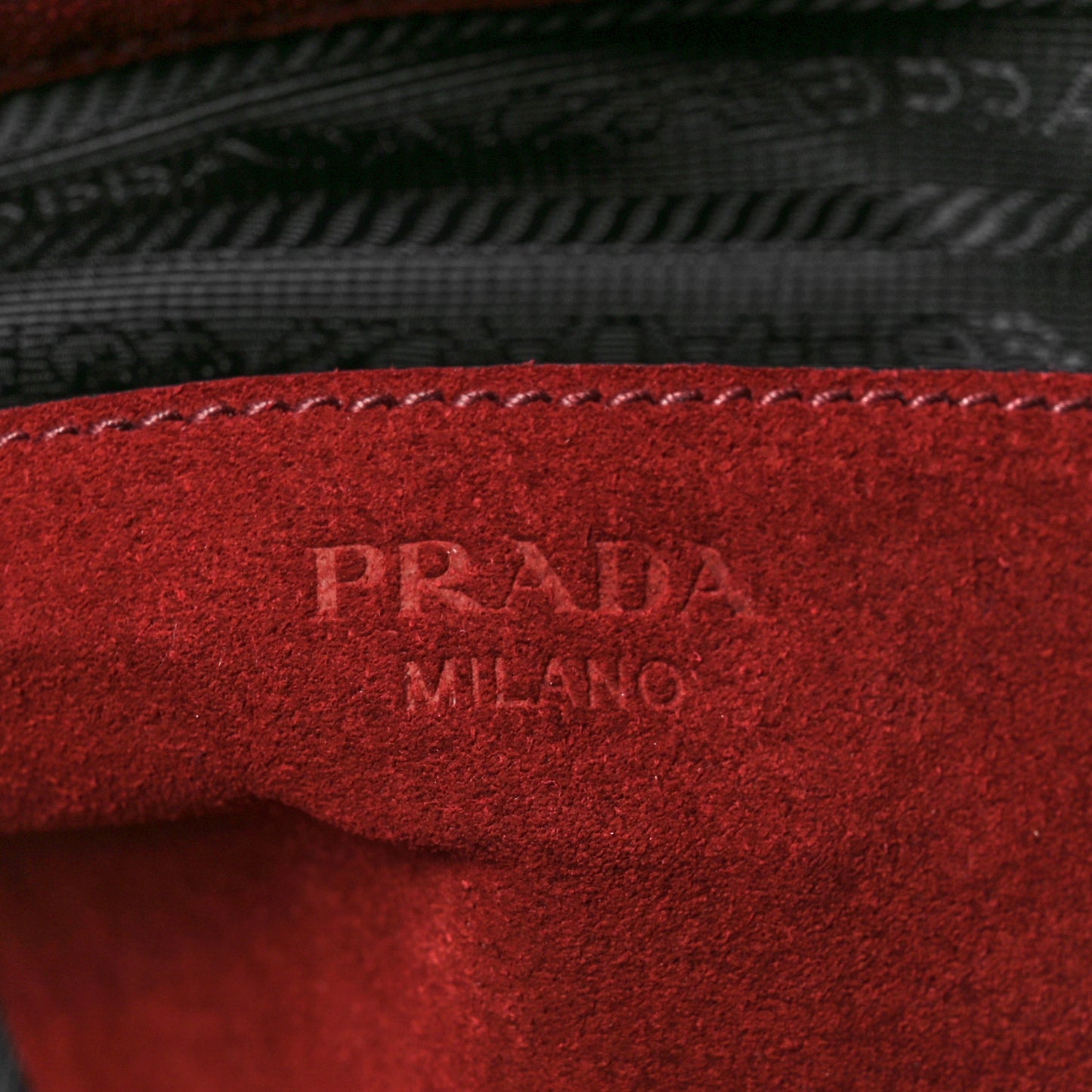 Suede Scamosciato Stitched Small Twin Pocket Tote Porpora