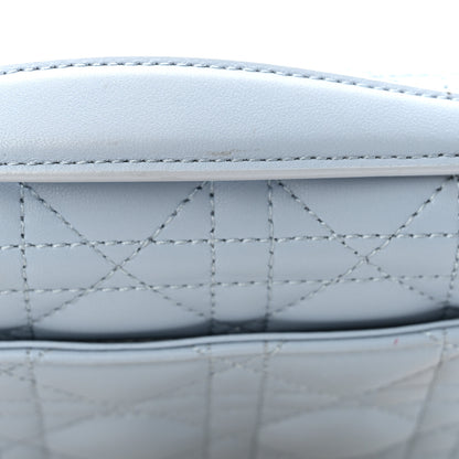 Christian Dior Lambskin Cannage Mini My Dior Top Handle Clutch Cloud Blue 11 of 11