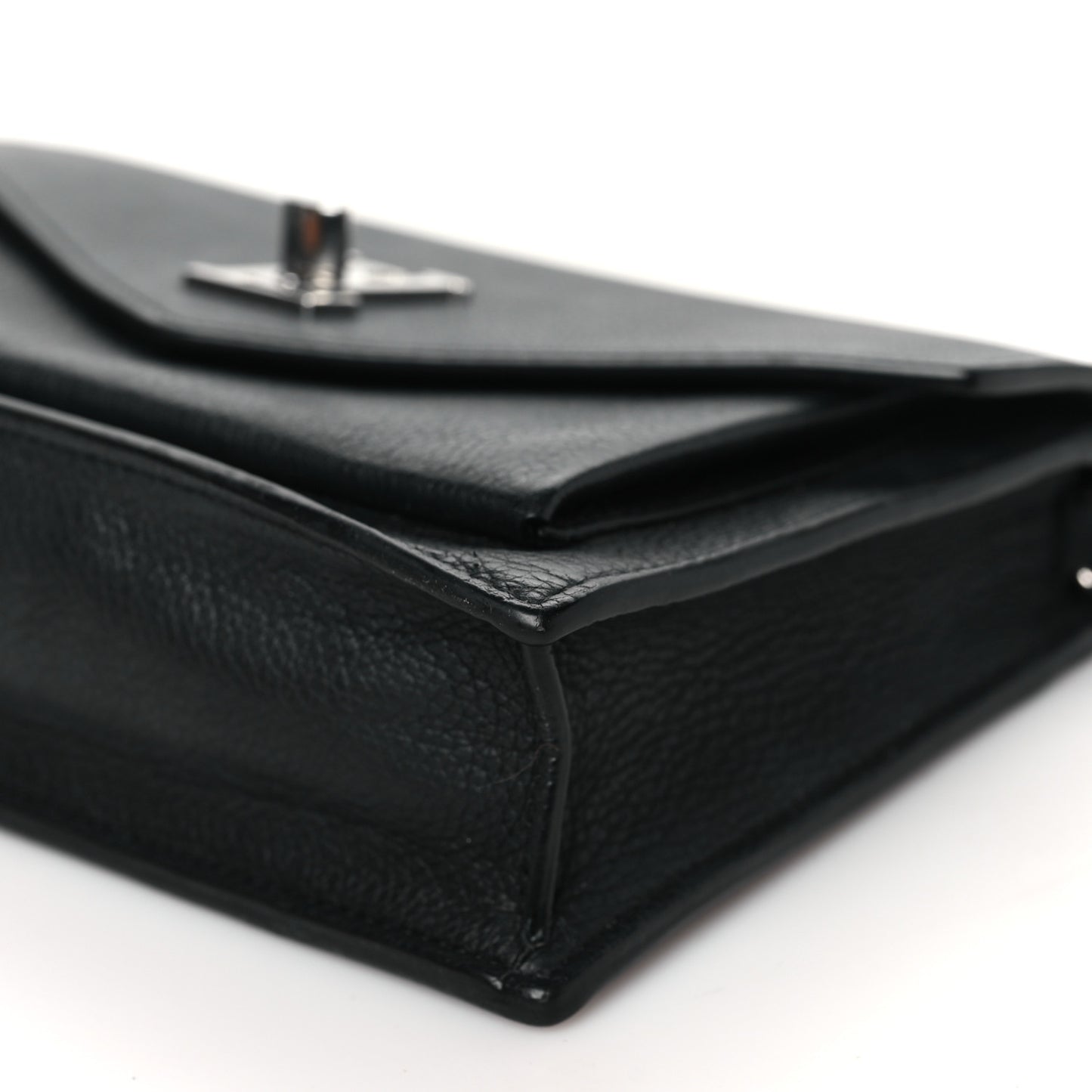 Soft Calfskin My Lockme Pochette Black