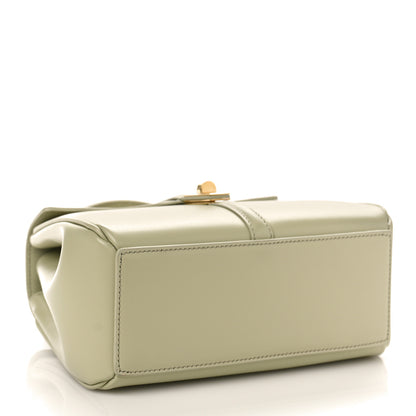 Celine Satinated Calfskin Mini 16 Top Handle Bag Almond Green 4 of 8