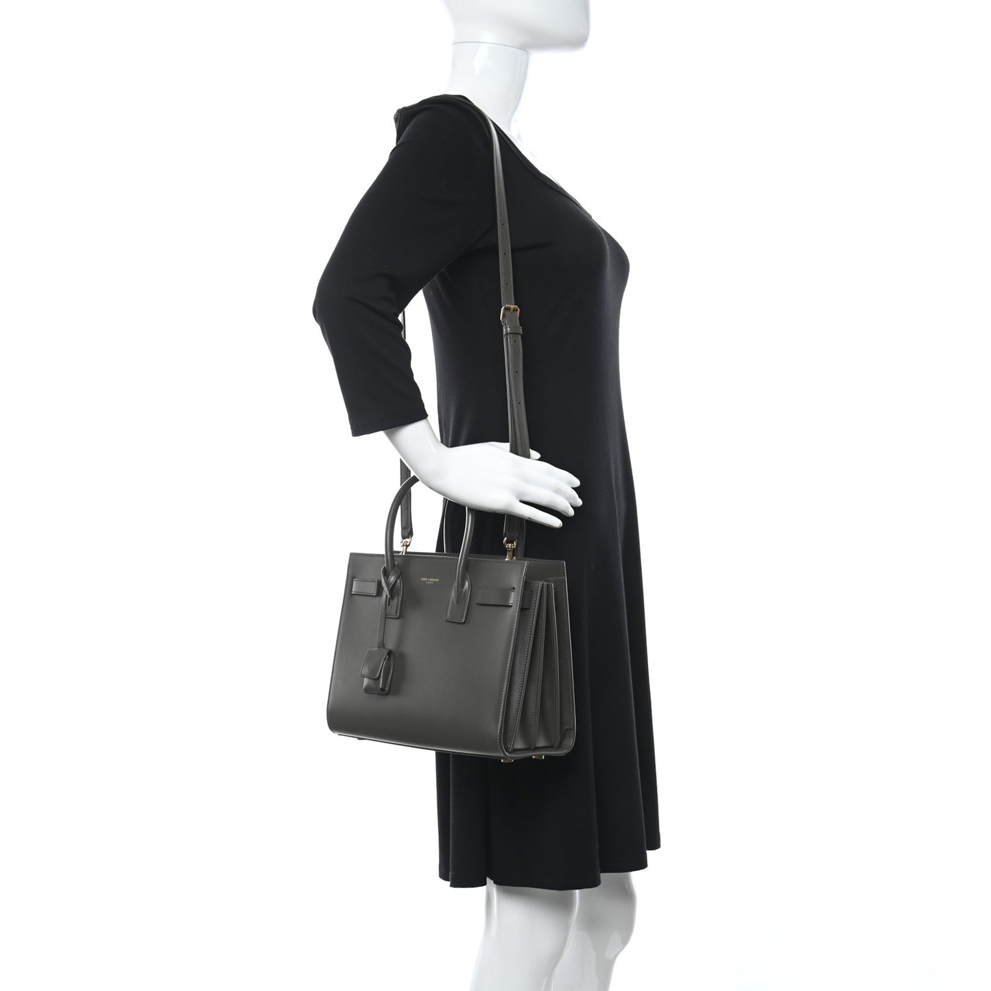 Calfskin Baby Sac de Jour Pebble