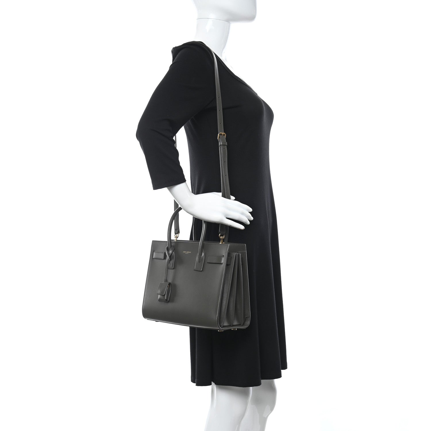 Saint Laurent Calfskin Baby Sac de Jour Pebble 2 of 10