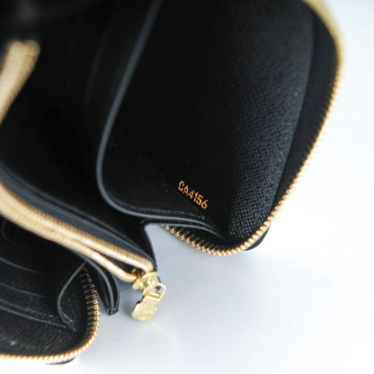 Louis Vuitton Epi Zippy Wallet Black 7 of 7
