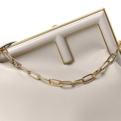 Fendi Shiny Nappa Medium Fendi First  Ghiaia 8 of 10