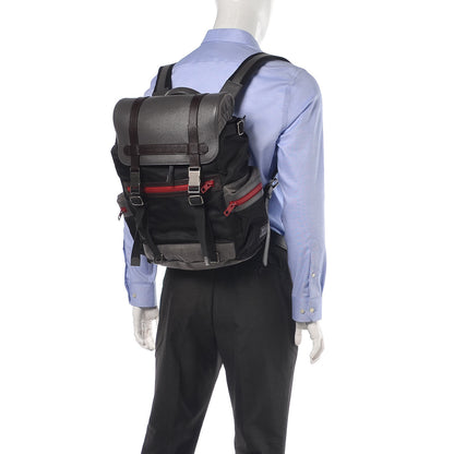 Dolce & Gabbana Nylon Cotton Canvas Dauphine Zaino Backpack Nero Anthracite 2 of 10