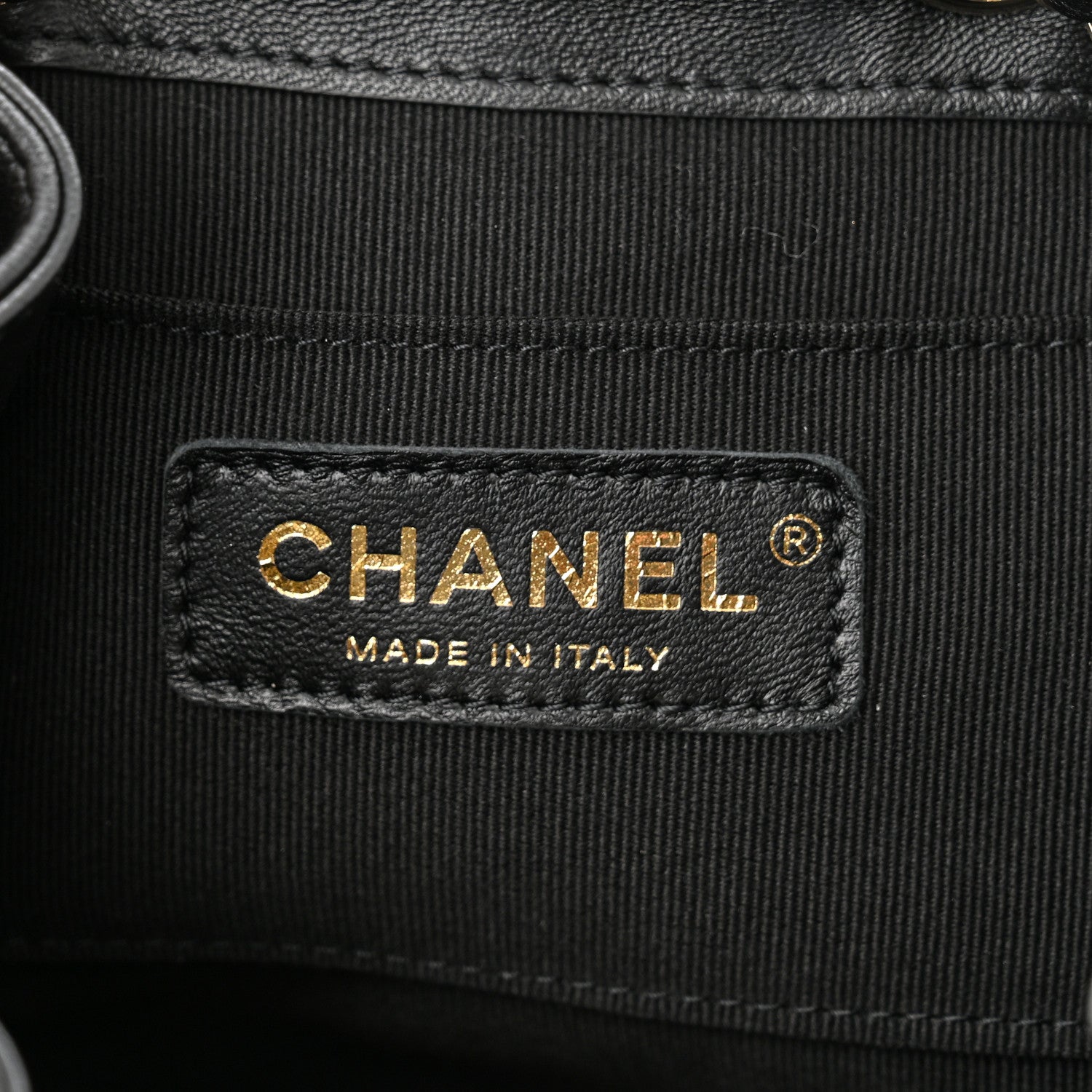 Chanel Lambskin Quilted Small Duma Drawstring Backpack Black 6 of 10