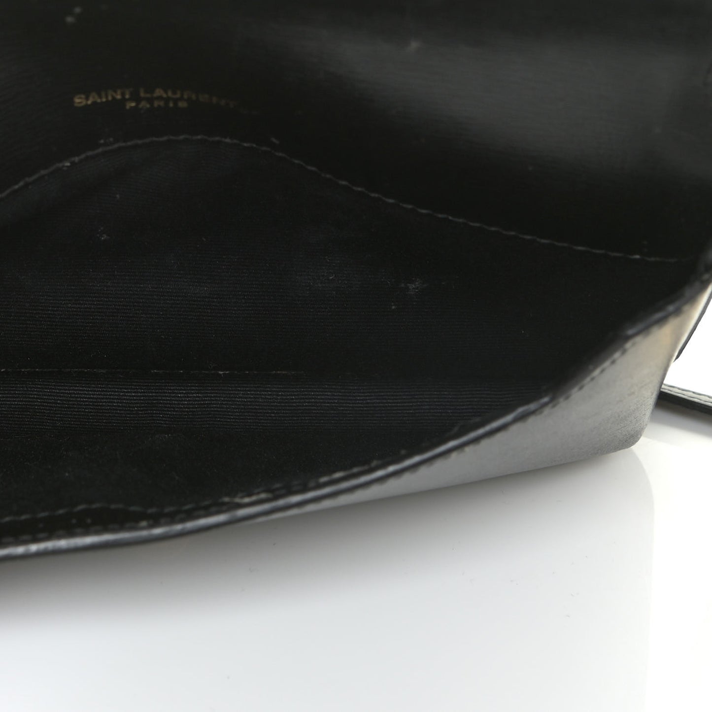 Smooth Calfskin Monogram Phone Holder Crossbody Black