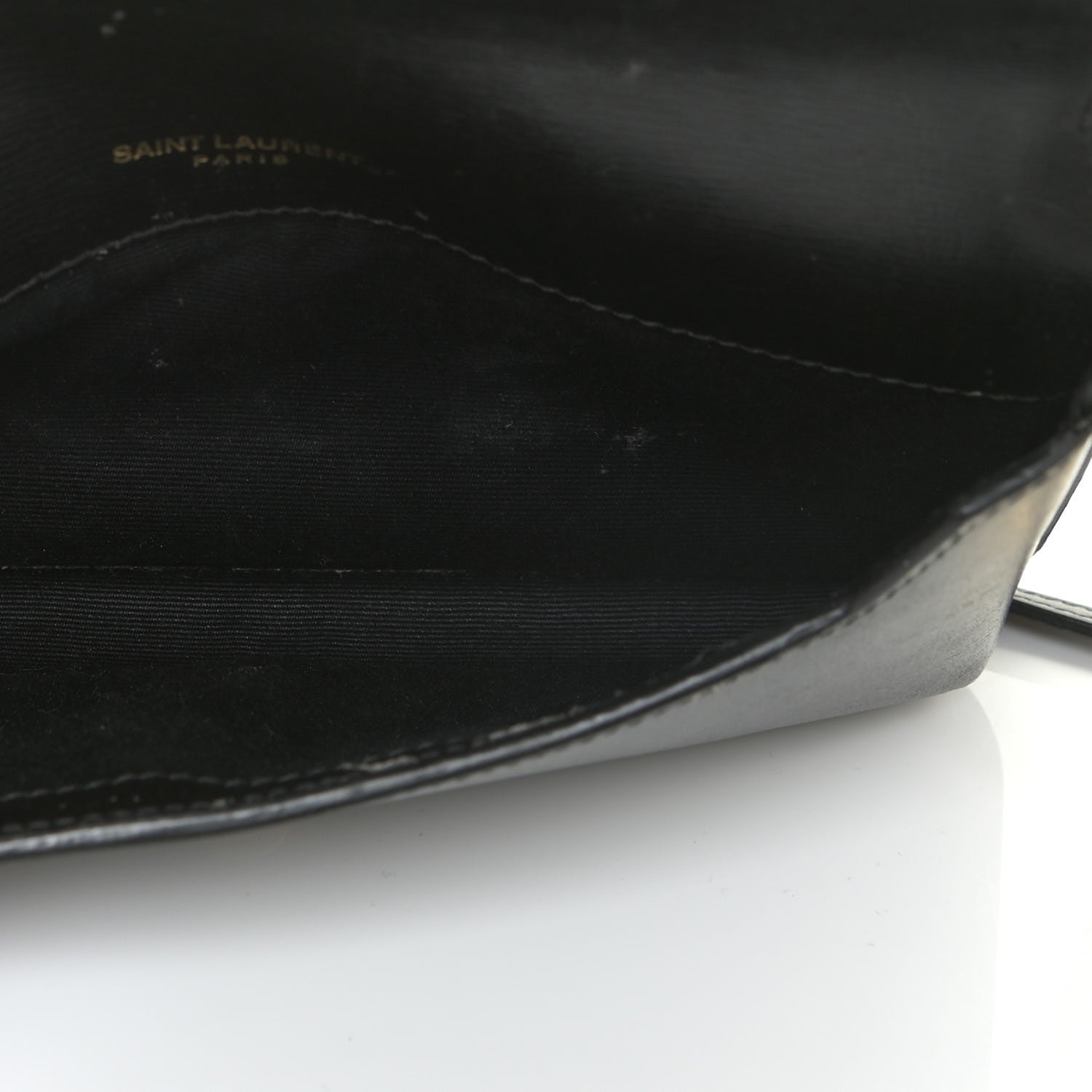 Saint Laurent Smooth Calfskin Monogram Phone Holder Crossbody Black 5 of 23