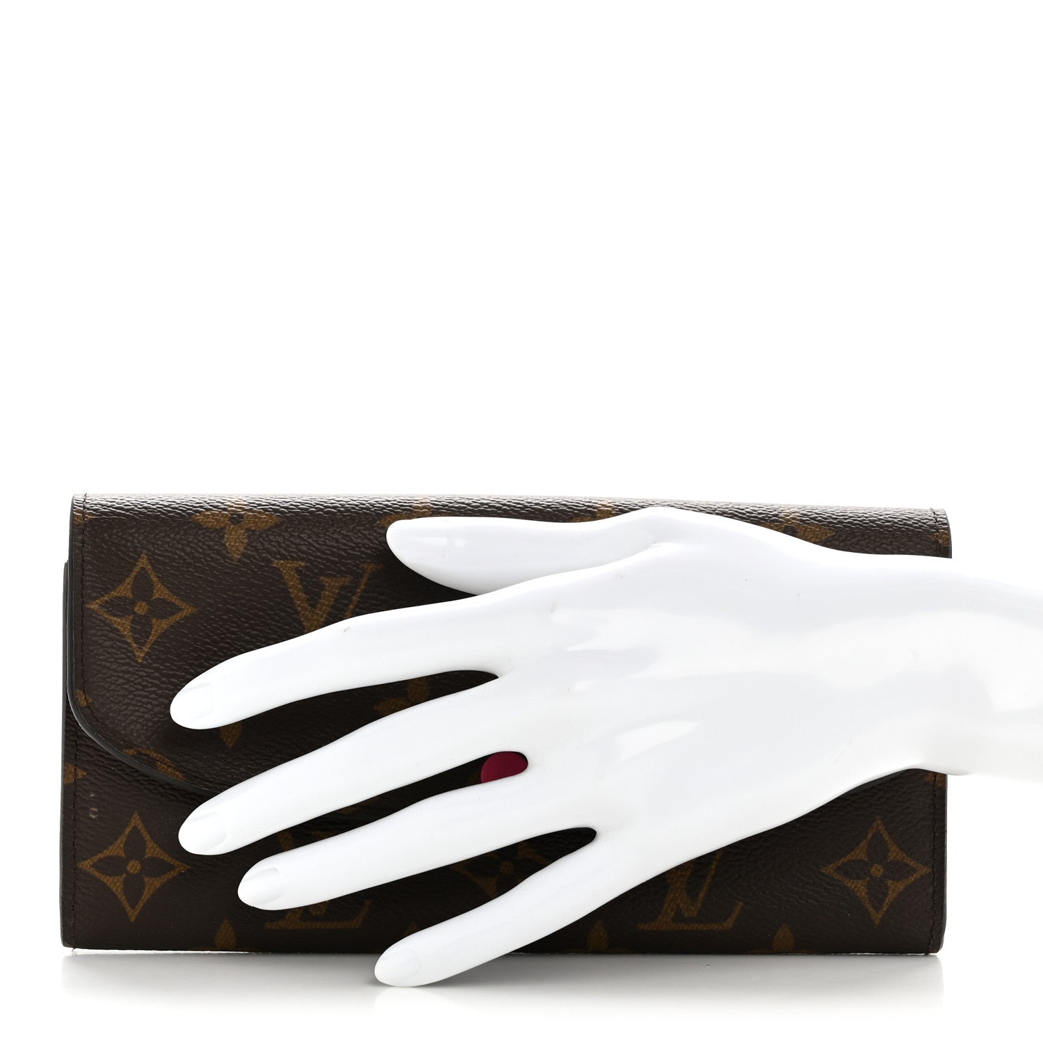 Louis Vuitton Monogram Sarah Wallet NM Fuchsia 2 of 7