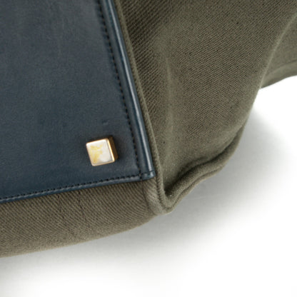 Celine Cotton Canvas Medium Phantom Luggage Olive 11 of 12