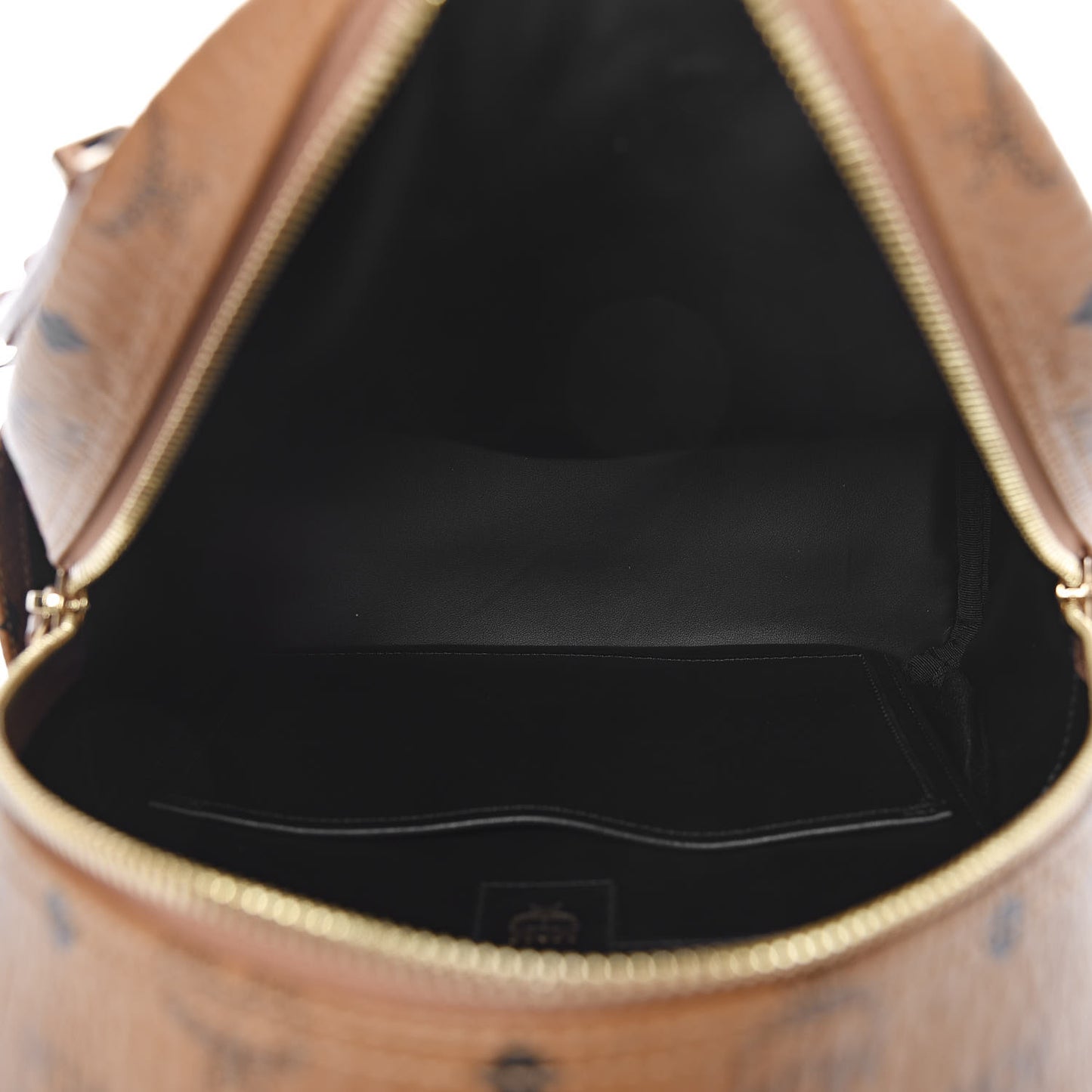 Visetos Studded Small Dual Stark Backpack Cognac