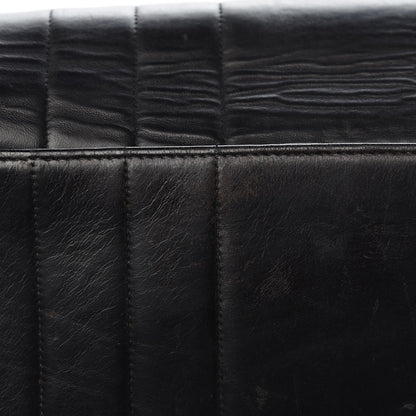Chanel Lambskin Vertical Quilted Medium Single Flap Black 12 of 15