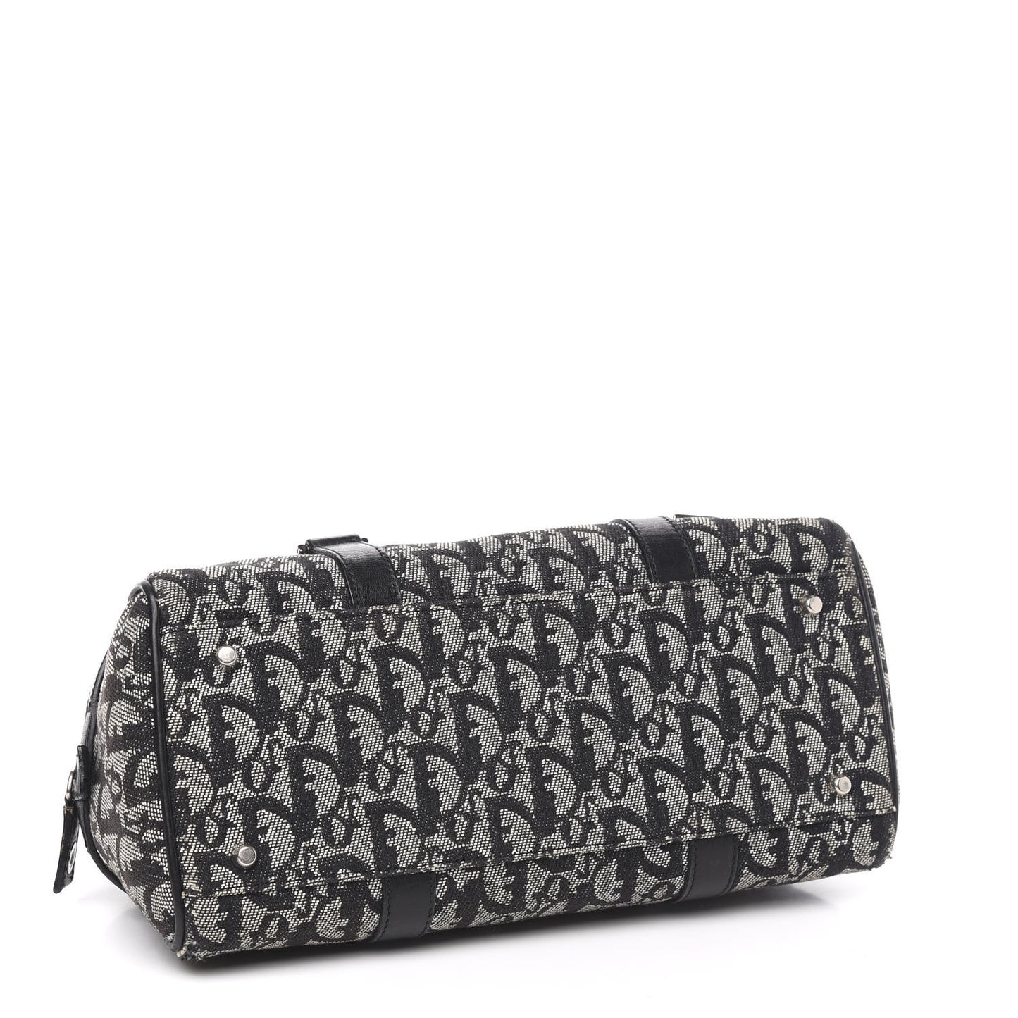 Denim Monogram Charms Shoulder Bag Blue