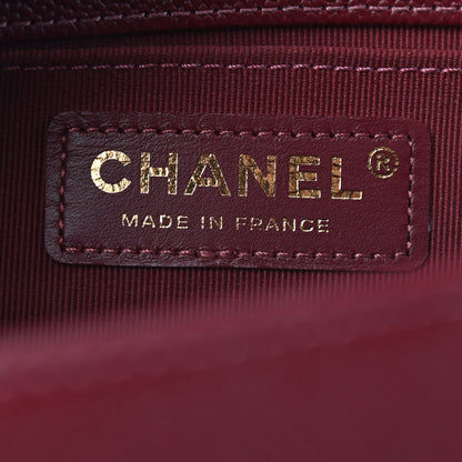 Chanel Caviar Quilted Medium Boy Flap Red 8 of 9