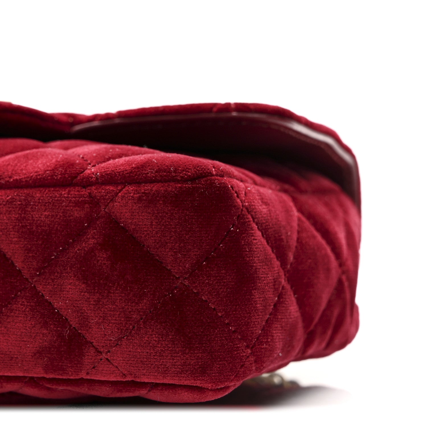 Chanel Velvet Enamel Mini Flap Red 11 of 12