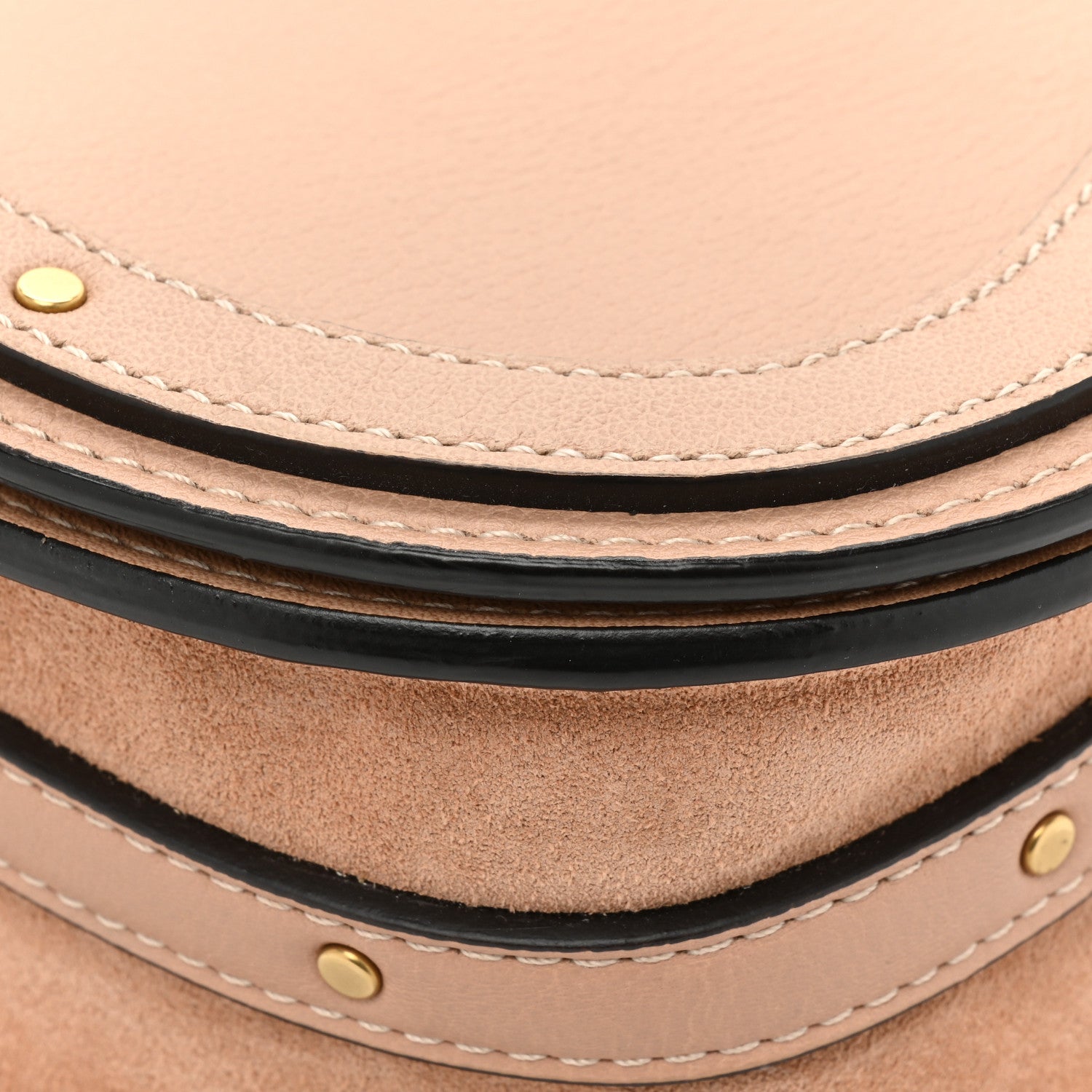 Chloe Calfskin Suede Small Nile Bracelet Bag Biscotti Beige 11 of 12