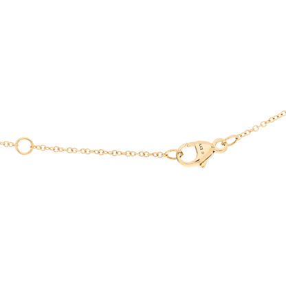 David Yurman 18K Yellow Gold Diamond Turquoise 7mm Petite Chatelaine Pendant Necklace 3 of 4