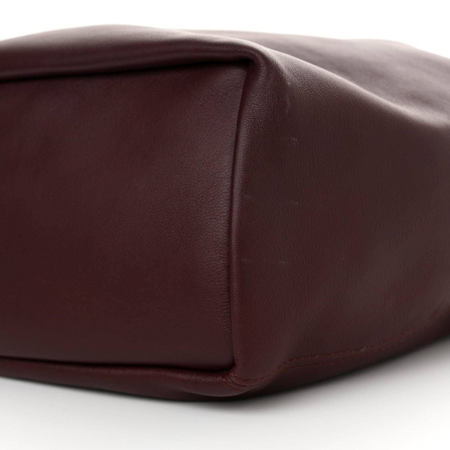 Loewe Buttery Nappa Lambskin Small Squeeze Bag Dark Burgundy 9 of 10