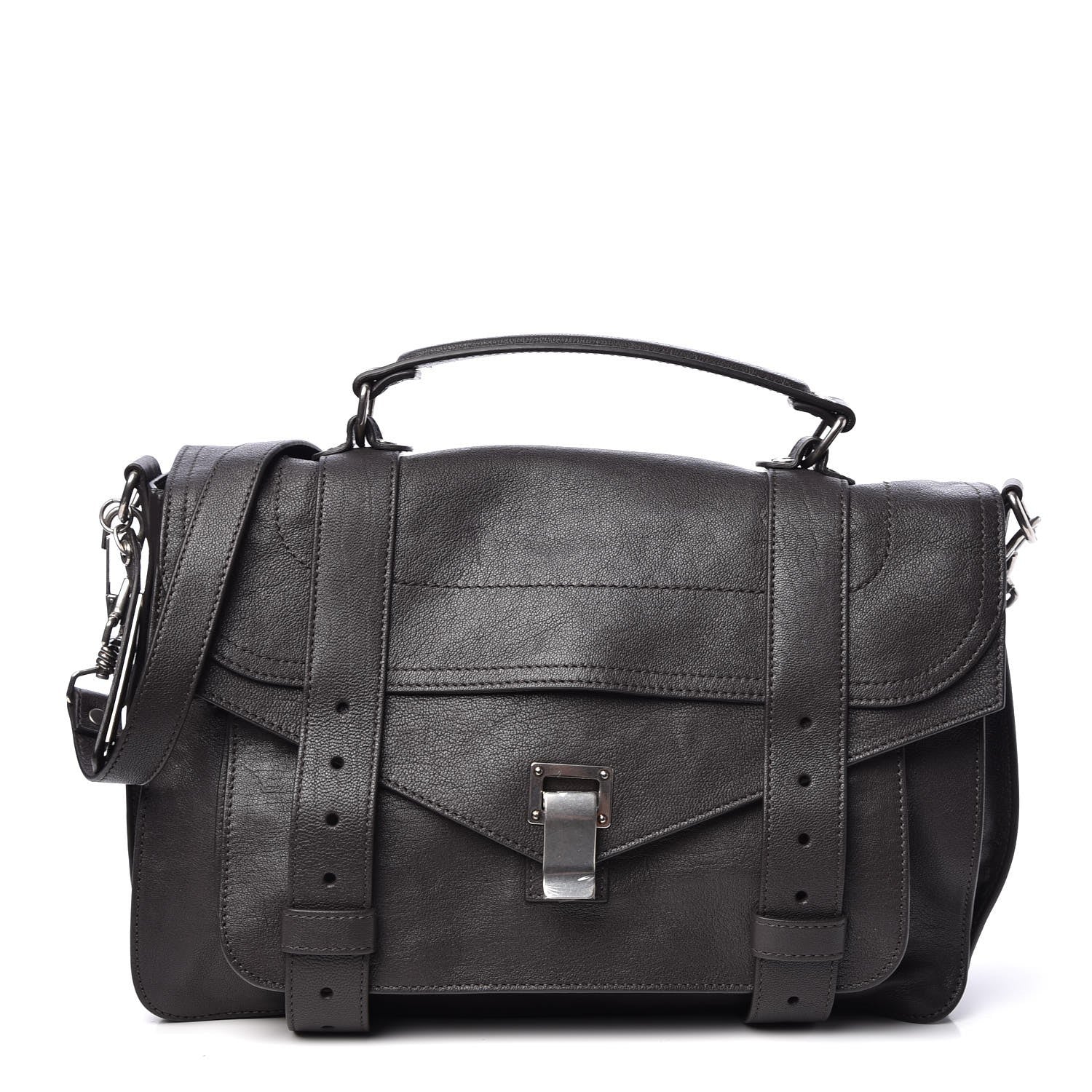 Proenza Schouler Lambskin Medium PS1 Satchel Pepe 1 of 8