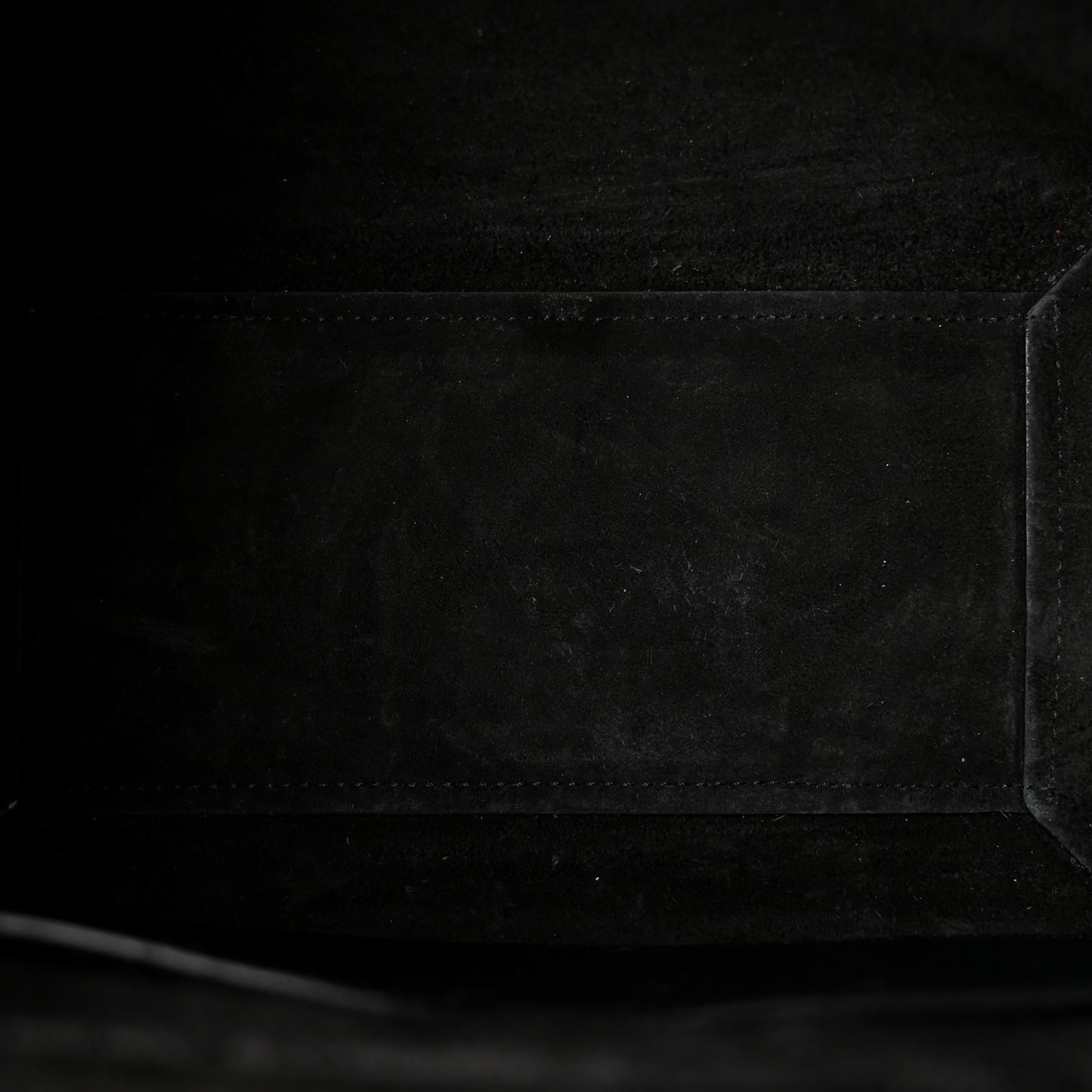 Grained Calfskin Micro Belt Bag Black