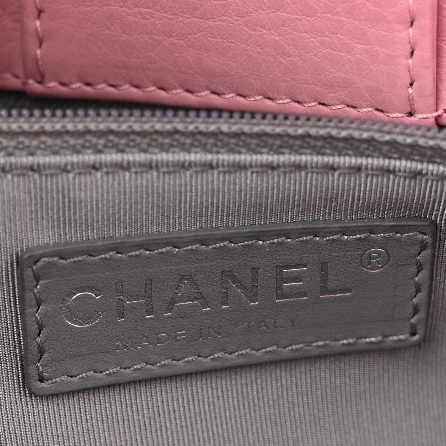 Chanel Calfskin Cerf Executive Shopper Pink 8 of 13