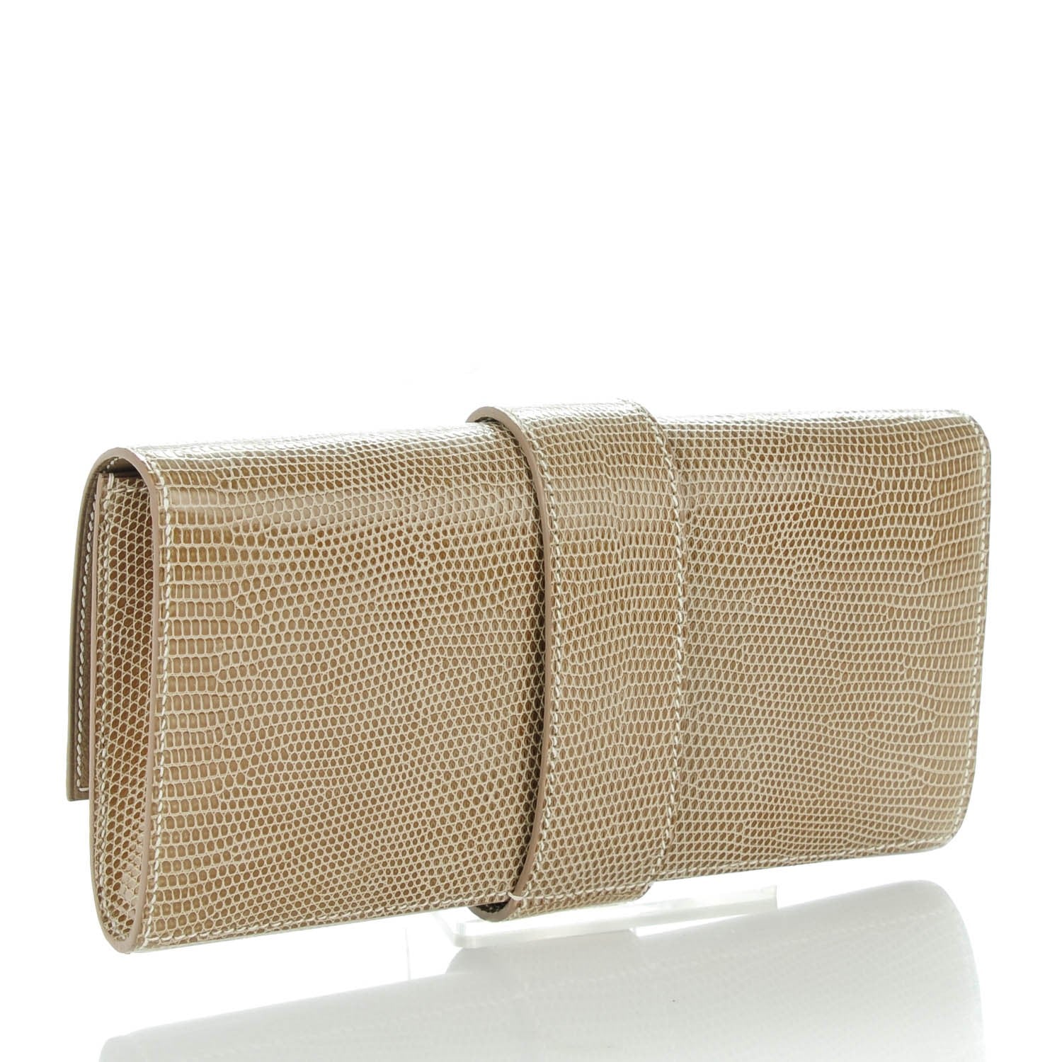 Hermes Lizard Niloticus Medor Clutch 23 3 of 12