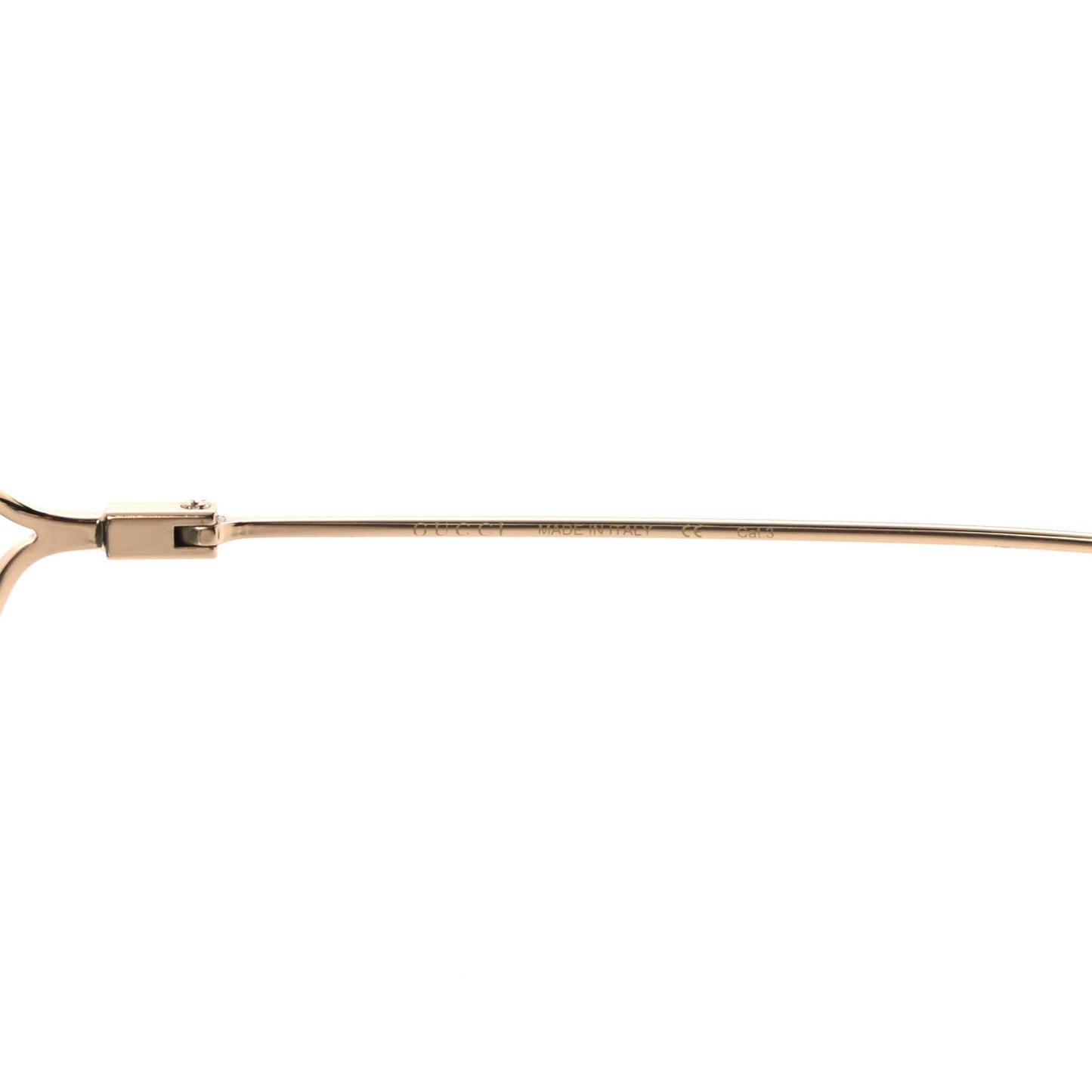Metal Round Pearl Tip Sunglasses GG0253S Gold