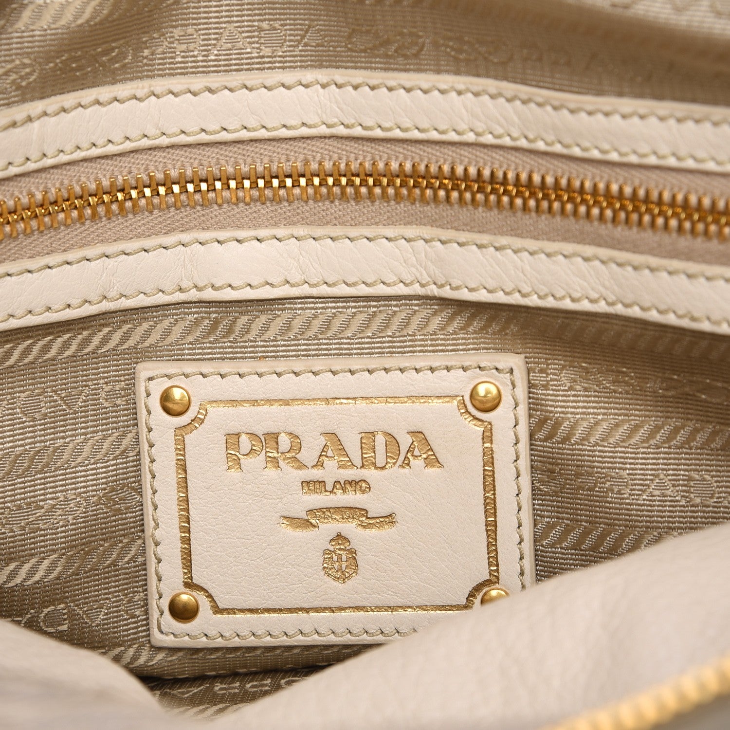 Prada Cervo Antik Shopping Satchel Talco 7 of 13