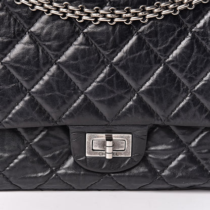 Chanel Aged Calfskin Quilted 2.55 Reissue 226 Flap Black 8 of 11