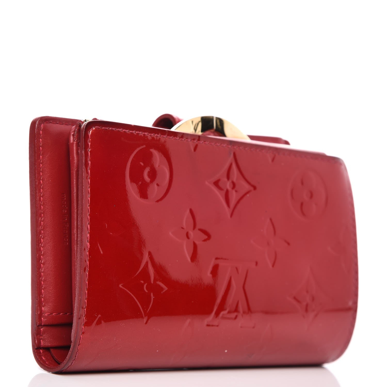 Louis Vuitton Vernis French Purse Wallet Pomme D'Amour 3 of 13