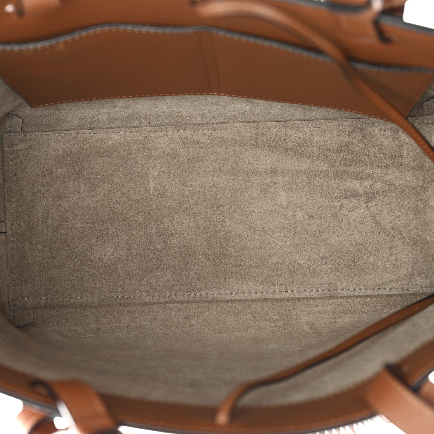 Loewe Smooth Calfskin Small Anagram Tote Tan Ecru 5 of 10