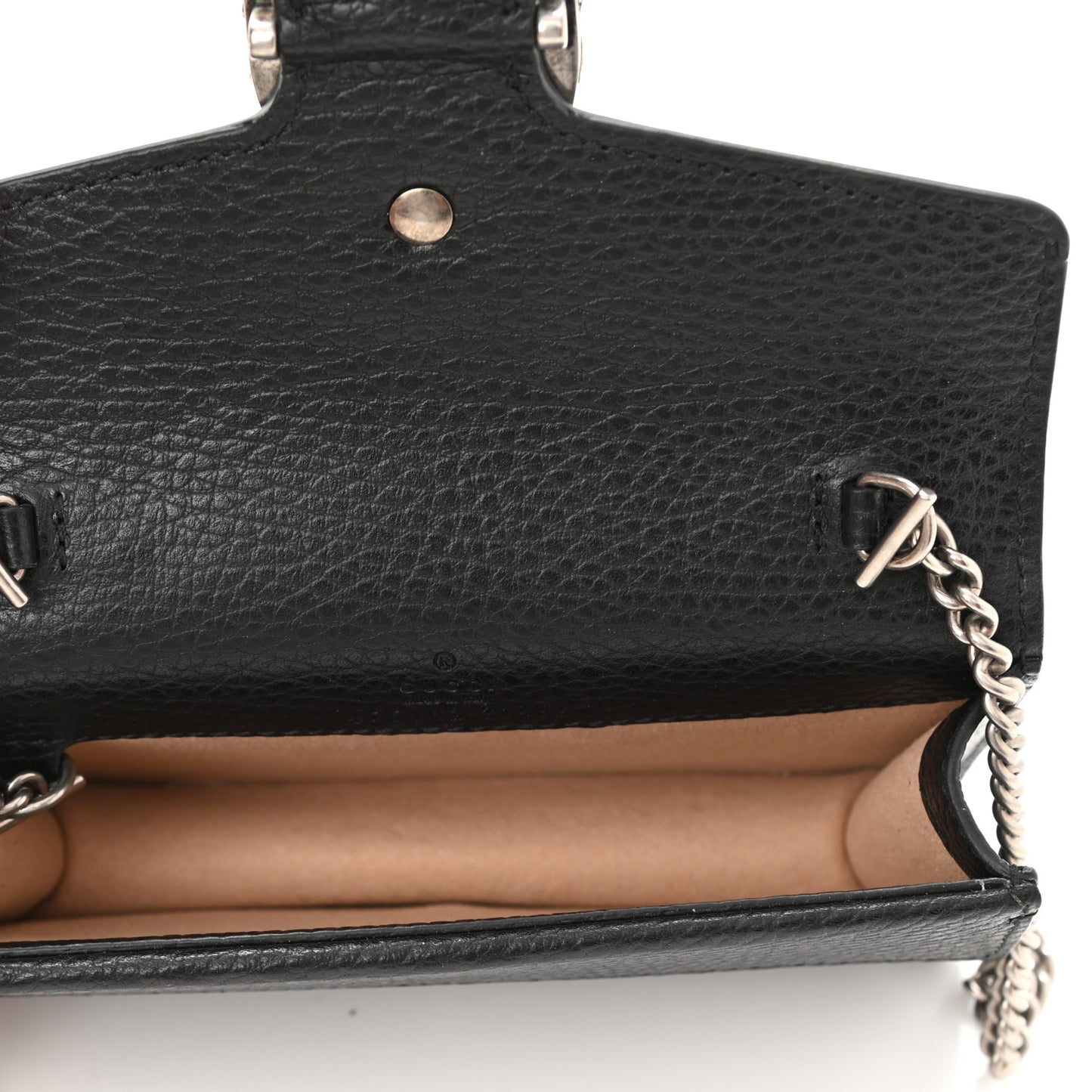 Calfskin Super Mini Dionysus Shoulder Bag Black