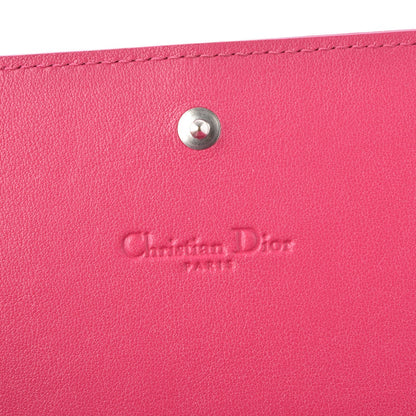 Christian Dior Patent Cannage Rendez-vous Chain Wallet Fuchsia 5 of 8