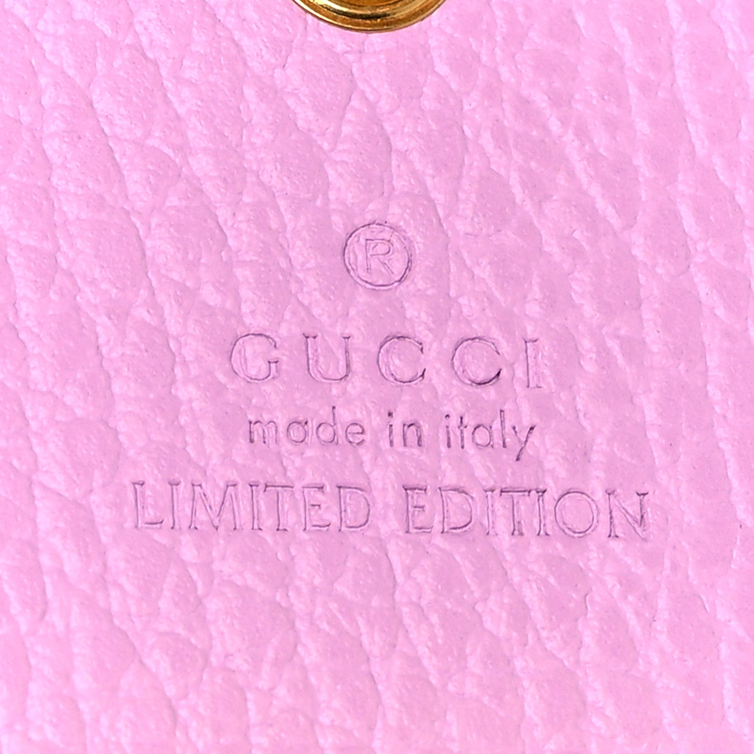 Gucci Dollar Calfskin Bosco Card Case Wallet Malva 7 of 8