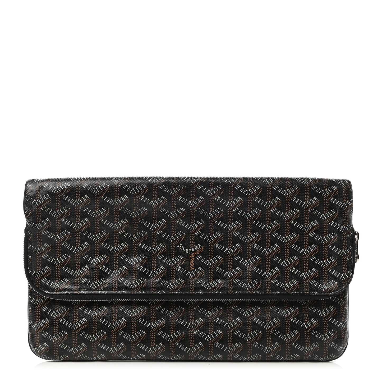 Goyardine Sainte Marie Soft Clutch Black