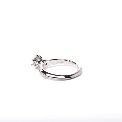 Tiffany Platinum Diamond .70ct Solitaire Engagement Ring 51 5.75 6 of 7