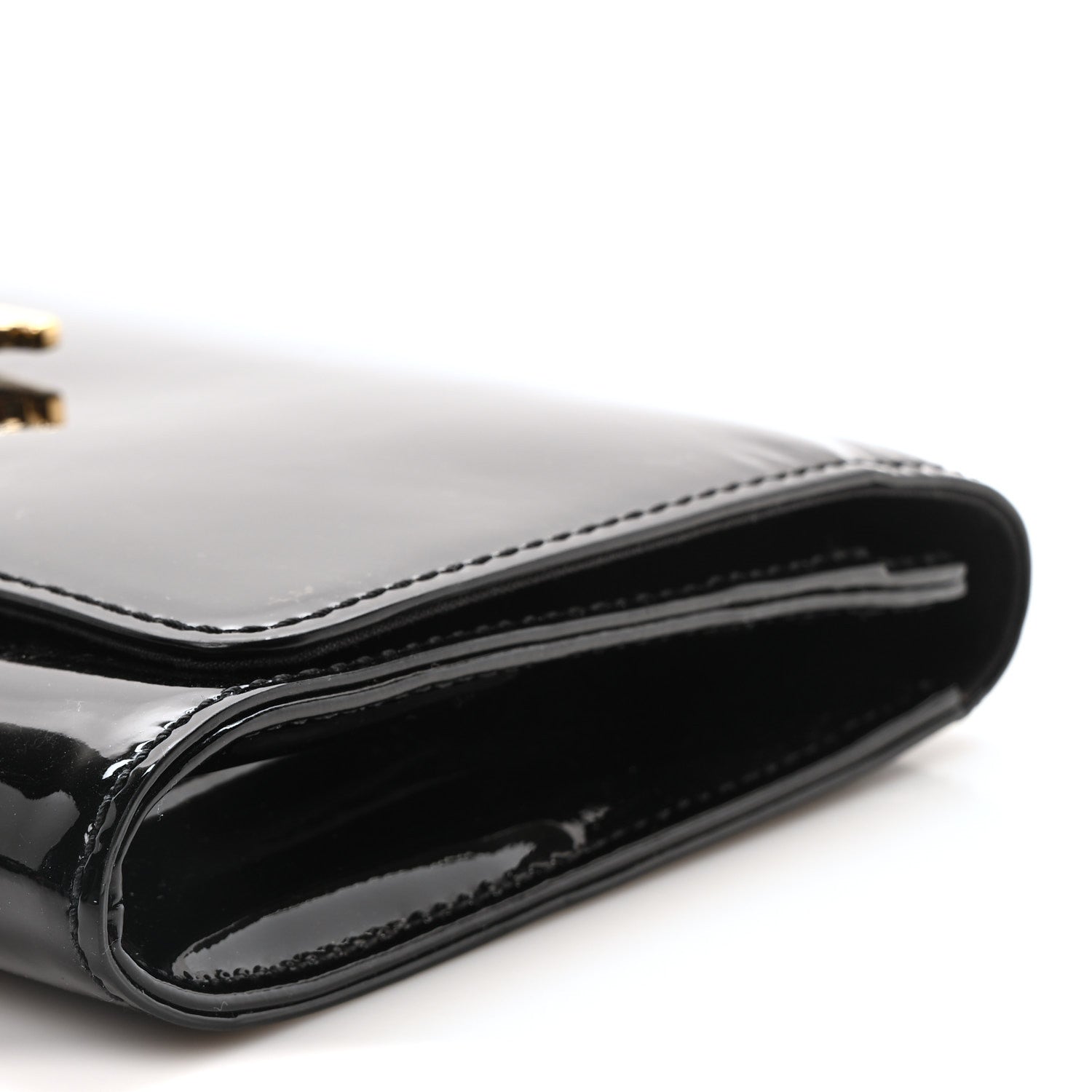 Louis Vuitton Patent Louise Clutch Black 8 of 8