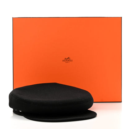 Hermes Cashmere Womens Deauville Cap 59 Black 10 of 10
