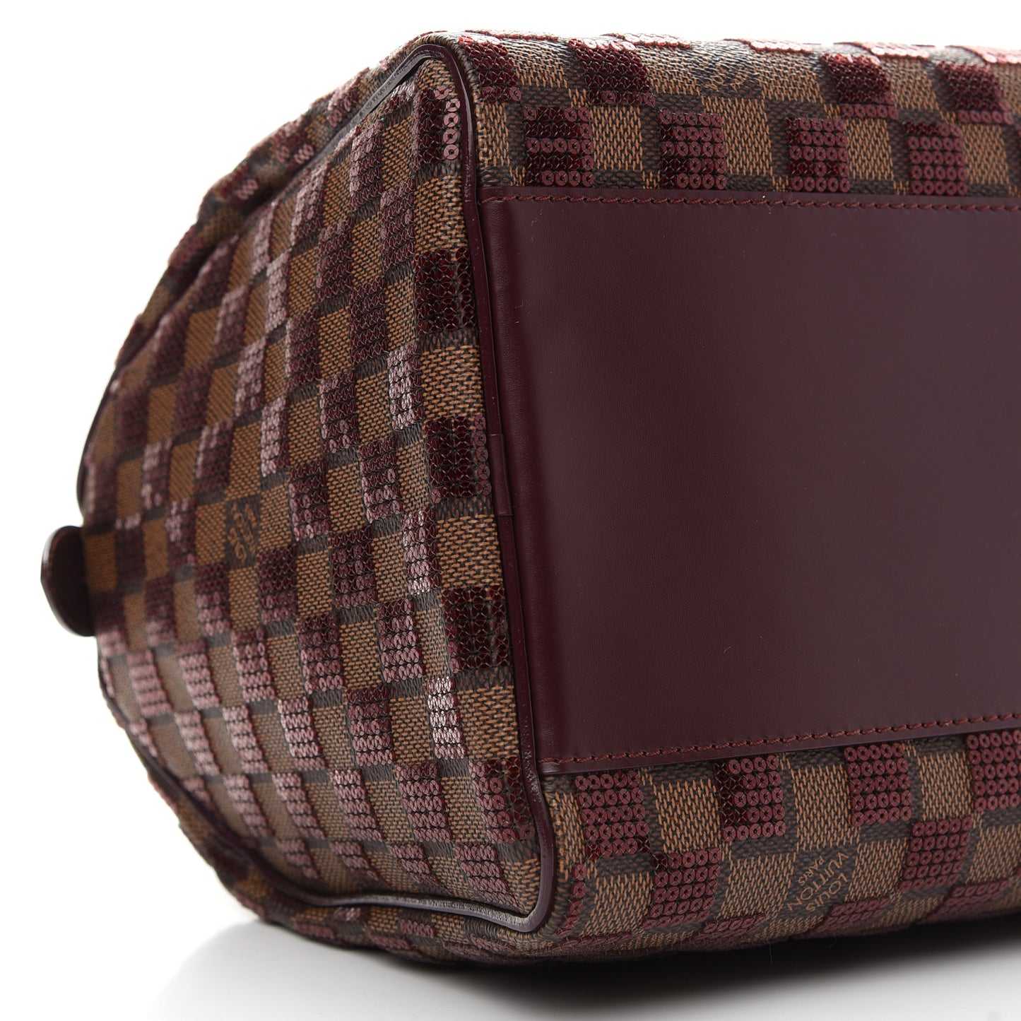 Damier Paillettes Speedy 30 Rouge