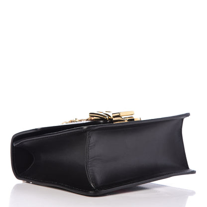 Gucci Calfskin Mini Sylvie Chain Shoulder Bag Black 4 of 14