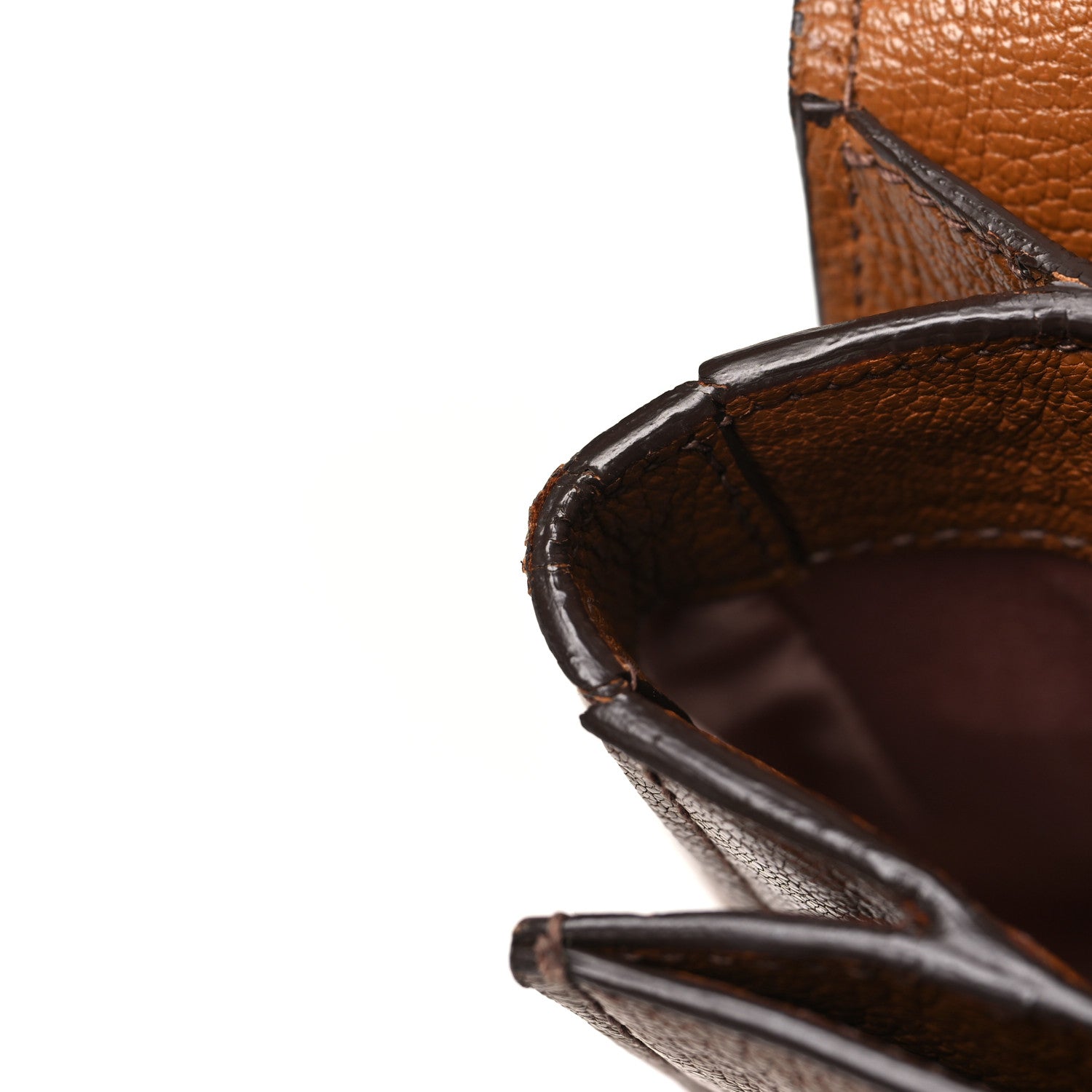Miu Miu Goatskin Madras Shoulder Bag Cuoio 14 of 17