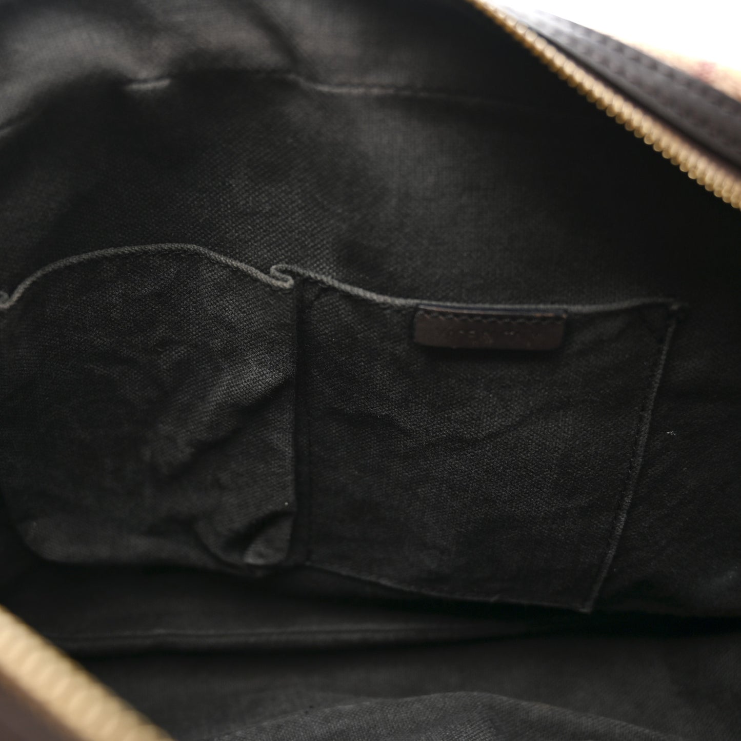 Haymarket Check Front Pocket Crossbody Bag Chocolate