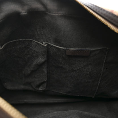Burberry Haymarket Check Front Pocket Crossbody Bag Chocolate 10 of 12